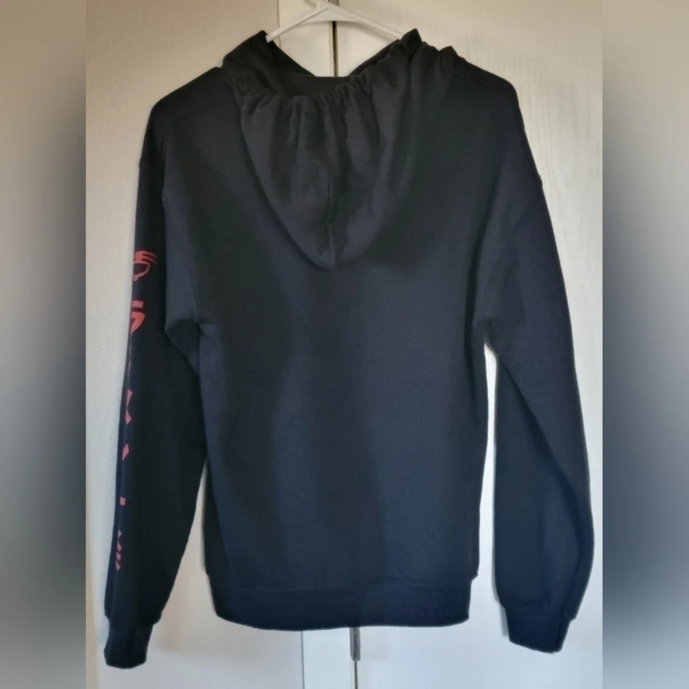 Men's Naruto Ichirauku Ramen Shop Black Hooded Graphic Anime Sweatshirt